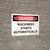 Danger: Machinery Starts Automatically Landscape - Wall Sign
