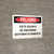 Danger: This Equipment Turns On Automatically Spanish Landscape - Wall Sign