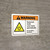 Warning: ANSI Equipment Inside Cover Starts Automatically Do Not Defeat Interlocks Landscape - Wall Sign