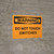 Warning: Do Not Touch Switches Landscape - Wall Sign