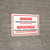 Warning: This Machine Is Automatically Controlled It May Start At Any Time Bilingual Spanish Landscape - Wall Sign
