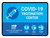 Covid-19 Vaccination Center Blue Landscape - Wall Sign