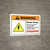 Warning: Keep Away Electrical Hazards Contact Cause Shock ANSI - Wall Sign