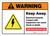 Warning: Keep Away Electrical Hazards Contact Cause Shock ANSI - Wall Sign