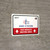 Covid-19 Testing Test Results Waiting Area With Icon Up Arrow Landscape - Wall Sign