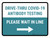 Drive-Thru Covid-19 Antibody Testing Please Wait In Line Right Arrow Landscape - Wall Sign
