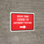 Drive-Thru Covid-19 Antibody Testing Right Arrow Red Landscape - Wall Sign