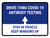Drive-Thru Covid-19 Antibody Testing Stay In Vehicle Up Arrow Landscape - Wall Sign
