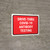 Drive-Thru Covid-19 Antibody Testing Red Landscape - Wall Sign