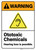 Warning: Ototoxic Chemicals Hearing Loss Possible ANSI - Wall Sign
