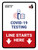 Covid-19 Testing Line Starts Here With Icon Portrait - Wall Sign