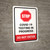 Stop: Covid-19 Testing In Progress Portrait - Wall Sign