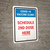 Covid-19 Vaccine Clinic Schedule 2nd Dose Here Portrait - Wall Sign