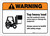 Warning: Top Heavy Load Forklift Safety ANSI - Wall Sign