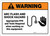 Warning: Warning Shock Hazard PPE Tools Required ANSI - Wall Sign