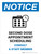 Notice: Second Dose Appointment Scheduling Consult A Staff Member Portrait - Wall sign