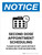 Notice: Second Dose Appointment Scheduling Please Do Not Leave Portrait - Wall sign