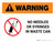 Warning: No Needles Or Syringes In Waste Can Landscape - Wall Sign