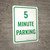5 Minute Parking Portrait - Wall Sign