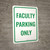 Faculty Parking Only Portrait - Wall Sign