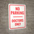 No Parking Doctors Only Portrait - Wall Sign