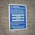 Warning: Personal Protection Policy Job Site Safety - Wall Sign