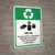Metal Recycle - Please Emptry and Rinse with Icons Portrait - Wall Sign