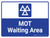 MOT Waiting Area Blue Landscape - Wall Sign