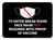 To Enter Break Room Face Mask Not Required with Proof of Vaccine with Icon Black Rectangular - Floor Sign
