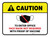 Caution RectangleTo Enter Office Face Mask Not Required with Proof of Vaccine with Icon Rectangular - Floor Sign
