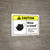 Caution: Wear A Mask Masks Not Required With Proof Of Vaccination ANSI Landscape - Wall Sign