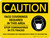 Caution: Face Coverings Required In This Area Stop Coronavirus - Not Required Proof Of Vaccination Portrait - Wall Sign