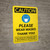 Caution: Please Wear Masks Thank You! Face Masks Not Required Only With Proof Of Vaccination Portrait - Wall Sign