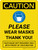 Caution: Please Wear Masks Thank You! Face Masks Not Required Only With Proof Of Vaccination Portrait - Wall Sign
