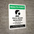 Health First: Face Masks Required Before Entering Common Areas - Face Mask Not Required With Vaccination Portrait - Wall Sign