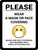 Please Wear A Mask Or face Covering Masks And Face Coverings - Not Required With Proof Of Vaccination with Emoticon Portrait - Wall Sign