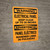 Warning: Electrical Panel Keep Clear Bilingual Spanish - Wall Sign