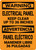 Warning: Electrical Panel Keep Clear Bilingual Spanish - Wall Sign