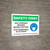Safety First: Face Coverings Required Beyond This Point Stop Coronavirus In Its Tracks - Face Coverings Not Required With Proof Of Vaccination Landscape - Wall Sign