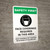 Safety First: Face Coverings Required In This Area - Face Coverings Not Required With Proof Of Vaccination Portrait - Wall Sign