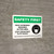 Safety First: Face Coverings Required In This Area Stop Coronavirus - Face Coverings Not Required With Proof Of Vaccination Landscape - Wall Sign