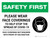 Safety First: Please Wear Face Coverings To Help Stop The Spread Of Covid-19 Face Coverings Not Required With Proof Of Vaccination Landscape - Wall Sign