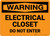 Warning: Electrical Hazard Personnel - Wall Sign