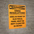 Warning: Osha Regulations Electrical Panel 36 Inches - Wall Sign