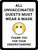 All Unvaccinated Guests Must Wear A Mask - Thank You with Emoticon Portrait - Wall Sign