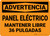 Warning: Electrical Panel Keep Clear Spanish - Wall Sign