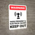 Warning: Radio Frequency and Electrical Hazard - Wall Sign
