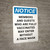 Notice: Members And Guests Who Are Fully Vaccinated May Enter Without A Face Mask Portrait - Wall Sign