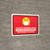 Face Mask Not Requiwith Proof of Vaccine To Enter Conference Room with Emoji Red Landscape - Wall Sign