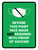 Face Mask Not Required with Proof of Vaccine Beyond This Point with Icon Green Portrait - Wall Sign